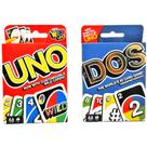 Jogo de cartas Mattel Uno + Dos Multicolor Bundle Jogo de cartas Mattel Uno + Dos Multicolor Bundle