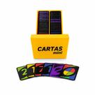 Jogo de Cartas Mini Colorido Portátil com Caixa Organizadora