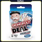 Jogo de cartas Monopoly Deal Games for Family Party Game