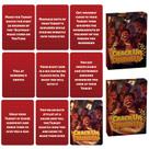 Jogo de cartas para festas e bebidas Crack Up Drink Up Adult com 50 cartas