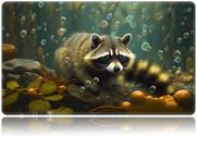 Jogo de Cartas Playmat BVDIKMI Magic Forest Raccoon 60x35cm