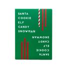Jogo de cartas Santas Cookies Fun Family para adultos, adolescentes e crianças