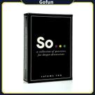 Jogo de cartas So Cards Game Deep Conversation Starters Vol.2 Jogo de cartas So Cards Game Deep Conversation Starters Vol.2