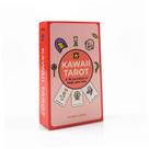 Jogo de cartas Tarot Deck Kawaii Family com material de papel Jogo de cartas Tarot Deck Kawaii Family com material de papel