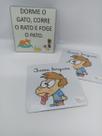 Jogo De Cartas Trava Línguas Plastificado Estruturado para crianças e idosos