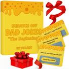Jogo de cartas VEOJEIN Scratch Off Dad Piadas para o Dia dos Pais