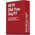 Jogo de cartas Wtfs Dids Yous Says Fun Family para adultos e adolescentes