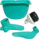 Jogo de Cesta Aro 16 Mais Para Lamas Buzina Bicicleta Nathor cor:VERDE