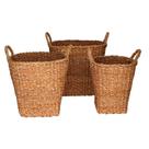Jogo De Cesta L'hermitage Em Fibra Natural 3 Peças - 24428