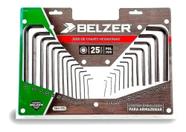Jogo de chave allen hexagonal 25 peças 09120bz belzer - APEX - BELZER