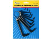 Jogo de Chave Allen Longa 1,5X10 10 Peças Western