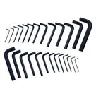 Jogo de chave allen premium com 25 peças 1,5x10mm thompson