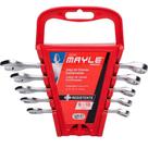 Jogo de chave combinada 6 a 17 mm com 7 peças - Mayle Jogo de chave combinada 6 a 17 mm com 7 peças - Mayle