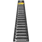 Jogo de chave combinada 6 a 22 mm em aço especial com 17 peças Jogo de chave combinada 6 a 22 mm em aço especial com 17 peças