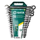 Jogo De Chave Combinada Catraca 8-24Mm 16 Pçs ST08034L Sata Jogo De Chave Combinada Catraca 8-24Mm 16 Pçs ST08034L Sata