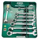 Jogo De Chave Combinada Com Catraca Reversível 8 Peças - SATA-ST09041