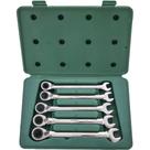 Jogo de chave combinada com catraca reversível de 10 a 14 mm com 5 peças - ST09083SJ