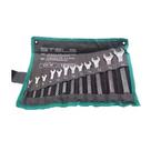 Jogo de chave combinada, cromo vanadio, 6-22mm, 12pcs stels
