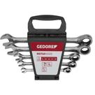 Jogo de chave combinada gedore c/catraca c/5pcs 8a19mm r07105005