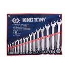 Jogo De Chave Combinada King Tony Com 15 Peças - 1215MR02