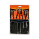 Jogo de chave de fenda e phillips, cromo vanadio, cabo emborrachado, 6 pcs - sparta