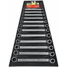 Jogo de chave estrela 6 a 32 mm aço cromo vanádio com 12 peças - 42021/212 - Tramontina Jogo de chave estrela 6 a 32 mm aço cromo vanádio com 12 peças - 42021/212 - Tramontina