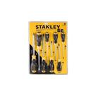 Jogo de chave fenda stanley c/8pcs emborrachada