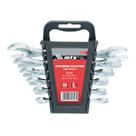 Jogo de chave fixa cromo vanadio cromo fosco 6-17mm 6pcs mtx