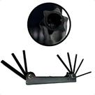 Jogo de Chave Torx Preta 8 Peças T9 a T40 bestfer (BFH2814)