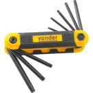 Jogo de Chave Torx Reta T9 a T40 vtx3 Com 8 Peças - 35.73.209.040 - ECCOFER