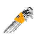 Jogo de Chave Torx Tipo L T10 a T50 9 Pçs Hhk13091 - Ingco