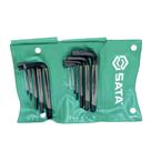 Jogo de Chaves Allen Hexagonais Curta de 1,5 à 10mm com 11 Peças - Sata ST09128L