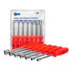 Jogo de chaves canhão profissional 5mm até 12mm Jogo de chaves canhão profissional 5mm até 12mm