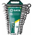 Jogo De Chaves Combinada Catraca 8 A 24mm 16 Pçs Sata Jogo De Chaves Combinada Catraca 8 A 24mm 16 Pçs Sata