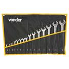 Jogo de Chaves Combinadas 6 a 32 mm com 15 Peças 37.35.063.200 - VONDER Jogo de Chaves Combinadas 6 a 32 mm com 15 Peças 37.35.063.200 - VONDER