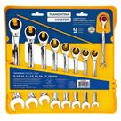 Jogo de Chaves Combinadas com Catraca 9 Peças Tramontina MASTER Jogo de Chaves Combinadas com Catraca 9 Peças Tramontina MASTER