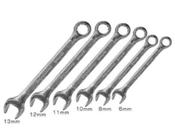 Jogo de Chaves de Boca Combinada 6 peças (6,8,10,11,12 e 13 mm.) - SQ Jogo de Chaves de Boca Combinada 6 peças (6,8,10,11,12 e 13 mm.) - SQ