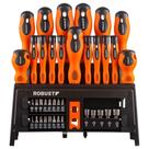 Jogo de Chaves de Fenda, Bits e Soquetes 39 Peças 3370168 Robust Jogo de Chaves de Fenda, Bits e Soquetes 39 Peças 3370168 Robust