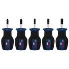 Jogo de Chaves de Fenda Toco PH / SL Com 5 Unidades (1600A03HU6) - Bosch Pro