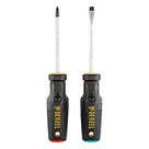 Jogo de chaves fenda/phillips ph + sl crv 2pcs denzel