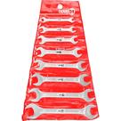 Jogo de chaves fixas Cromado 6 a 22 MM com 8 peças NOVE54 Jogo de chaves fixas Cromado 6 a 22 MM com 8 peças NOVE54