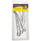 Jogo De Chaves Fixas E Combinadas Com Corpo Em Aço Especial Cromado Temperado 6 Peças Jogo De Chaves Fixas E Combinadas Com Corpo Em Aço Especial Cromado Temperado 6 Peças