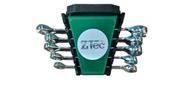 Jogo de chaves poligonais abertas para cano de freio 5 peças zt1002 ztec