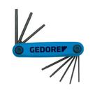 Jogo de chaves torx gtx t9 à t40 tipo canivete - gedore 024650 Jogo de chaves torx gtx t9 à t40 tipo canivete - gedore 024650