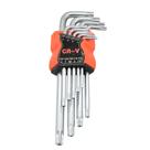 Jogo de Chaves Torx Longa com 9 Pecas Ref 8871 GORILLAZ