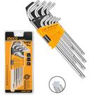 Jogo de Chaves Torx T10 A T50 C/ 9 Peças -HHK13091 INGCO