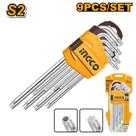 Jogo De Chaves Torx T10 A T50 Com 9 Peças INGCO