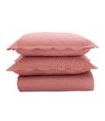 Jogo De Colcha Casal Milão 150 Fios Corttex Rosa