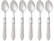 Jogo de Colher de Inox Lyor Mother Pearl 6 Peças Jogo de Colher de Inox Lyor Mother Pearl 6 Peças