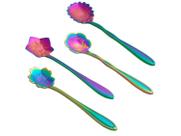 Jogo de Colher Inox Bon Gourmet Rainbow Colorido - 4 Peças